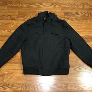 Express Bomber Jacket in Grey